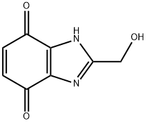 1H-Benzimidazole-4,7-dione,2-(hydroxymethyl)-(9CI) Structure