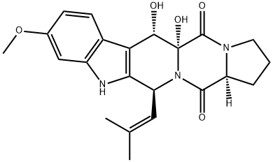 12,13-dihydroxyfumitremorgin C Structure