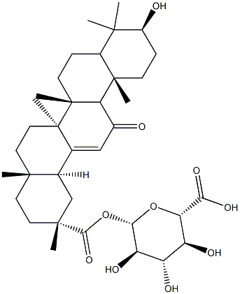 글리시레틸30-모노글루쿠로니드 구조식 이미지