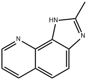 1H-Imidazo[4,5-h]quinoline,2-methyl-(9CI) Structure