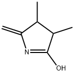 2H-Pyrrol-5-ol,3,4-dihydro-3,4-dimethyl-2-methylene-(9CI) Structure