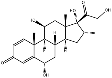 6-alpha-Hydroxy Dexamethasone Structure