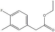 ethyl 2-(4-fluoro-3-methylphenyl)acetate Structure
