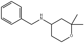 N-benzyl-2,2-dimethyltetrahydro-2H-pyran-4-amine Structure