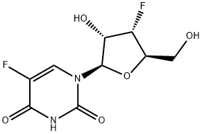 3'-Deoxy-3'-fluoro-5-fluorouridine Structure