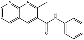 1,8-나프티리딘-3-카르복스아미드,2-메틸-N-페닐-(9CI) 구조식 이미지