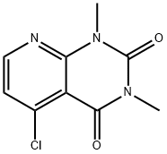 5-chloro-1,3-dimethylpyrido[2,3-{d}]pyrimidine-2,4(1{H},3{H})-dione 구조식 이미지