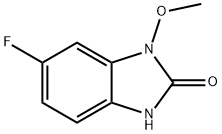 2H-Benzimidazol-2-one,6-fluoro-1,3-dihydro-1-methoxy-(9CI) 구조식 이미지