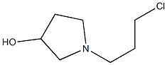 1-(3-chloropropyl)pyrrolidin-3-ol 구조식 이미지