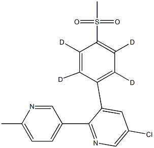 Etoricoxib D4 Structure