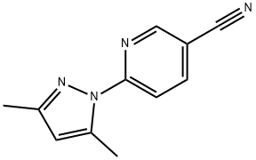 6-(3,5-Dimethyl-1H-Pyrazol-1-Yl)Pyridine-3-Carbonitrile(WXC03003) Structure