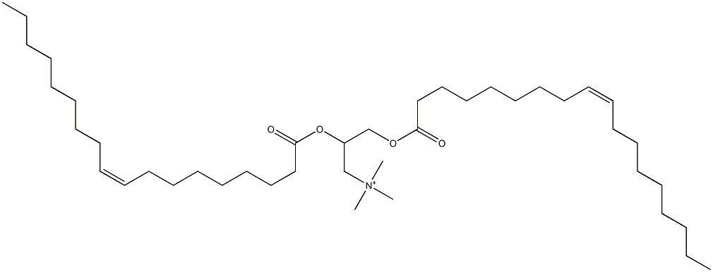 1,2-dioleoyloxy-3-(trimethylammonium)propane Structure