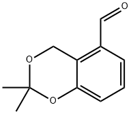 4H-1,3-Benzodioxin-5-carboxaldehyde,2,2-dimethyl-(9CI) 구조식 이미지