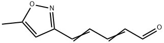 2,4-Pentadienal,5-(5-methyl-3-isoxazolyl)-(9CI) 구조식 이미지