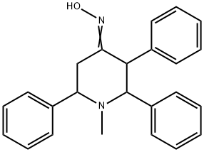 1-Methyl-2,3,6-triphenyl4-piperidinamine oxime Structure