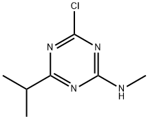 4-Chloro-N-Methyl-6-(Propan-2-Yl)-1,3,5-Triazin-2-Amine(WXC01055) 구조식 이미지