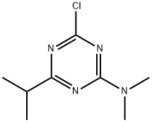 4-Chloro-N,N-Dimethyl-6-(Propan-2-Yl)-1,3,5-Triazin-2-Amine(WXC01060) 구조식 이미지