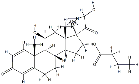 16α-Butyloxyprednisolone (Budenoside IMpurity) 구조식 이미지