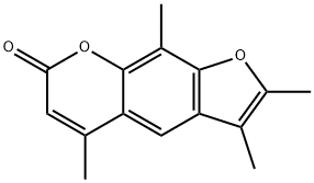 2,3,5,9-tetramethyl-7H-furo[3,2-g][1]benzopyran-7-one 구조식 이미지