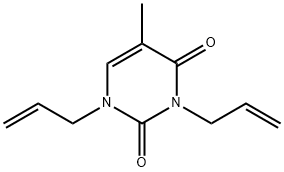 N(1),N(3)-디알릴티민 구조식 이미지