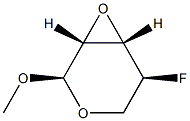알파-L-릭소피라노사이드,메틸2,3-안하이드로-4-데옥시-4-플루오로-(9CI) 구조식 이미지
