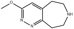 5H-Pyridazino[3,4-d]azepine, 6,7,8,9-tetrahydro-3-methoxy- Structure