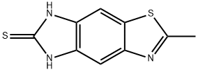 5H-Imidazo[4,5-f]benzothiazole-6-thiol,2-methyl-(6CI) 구조식 이미지