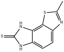 6H-Imidazo[4,5-g]benzothiazole-7-thiol,2-methyl-(6CI) 구조식 이미지