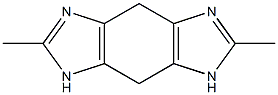 Benzo[1,2-d:4,5-d]diimidazole, 1,4,7,8-tetrahydro-2,6-dimethyl- (6CI) 구조식 이미지