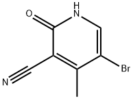 5-Bromo-2-Hydroxy-4-Methylnicotinonitrile(WXC00590) 구조식 이미지