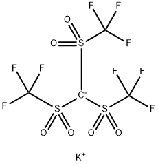 Potassium tris(trifluoromethanesulfonyl)methide Structure