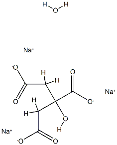 CITRIC ACID TRISODIUM SALT HYDRATE, DNASE, RNASE AND PROTEASE FREE, FOR MOLECULAR BIOLOGY, 99.8% 구조식 이미지