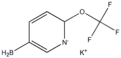 PotassiuM 2-Methoxypyridine-5-trifluoroborate, 97% 구조식 이미지