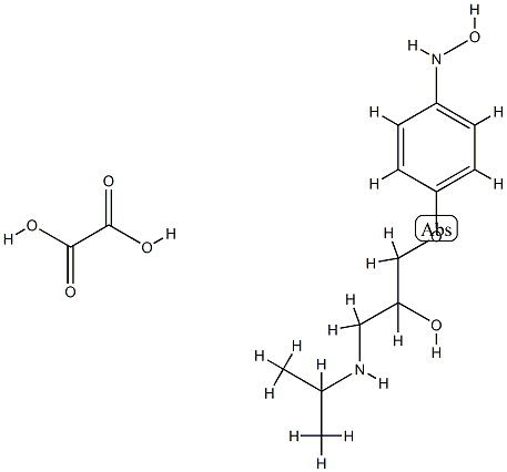 4-hydroxylaminopractolol Structure