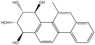 (1α,2β,3β,4α)-1,2,3,4-Tetrahydro-5-Methyl-1,2,3,4-chrysenetetrol Structure