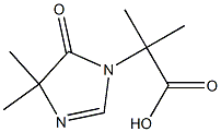 2-Imidazoline-1-acetic  acid,  -alpha-,-alpha-,4,4-tetramethyl-5-oxo-  (6CI) Structure