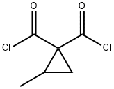 1,1-Cyclopropanedicarbonyl chloride, 2-methyl- (6CI) Structure