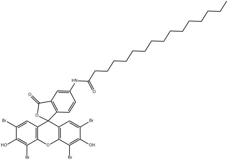 5-(N-hexadecanoyl)aminoeosin Structure