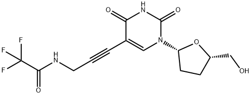 5-TFA-ap-2',3'-Dideoxyuridine 구조식 이미지