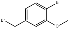 1-Bromo-4-(bromomethyl)-2-methoxybenzene Structure