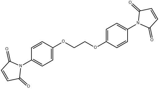 1,4-BIS(4-MALEIMIDOPHENOXY)ETHANE Structure