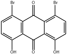 1,8-dibroMo-4,5-dihydroxyanthracene-9,10-dione Structure