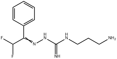 phenyl-(2-difluoroethyl)-4-aminopropylamidinohydrazone Structure