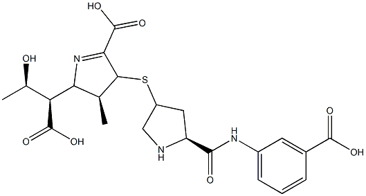 1150883-75-2 (αS,2S,3R)-5-Carboxy-4-[[(3S,5S)-5-[[(3-carboxyphenyl)aMino]carbonyl]-3-pyrrolidinyl]thio]-3,4-dihydro-α-[(1R)-1-hydroxyethyl]-3-Methyl-2H-pyrrole-2-acetic Acid