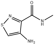 3-Isothiazolecarboxamide,4-amino-N-methyl-(9CI) Structure