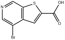 4-bromothieno[2,3-c]pyridine-2-carboxylic acid Structure