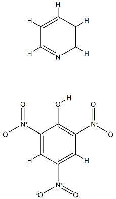 Phenol,2,4,6-trinitro-, compd. with pyridine (1:1) 구조식 이미지