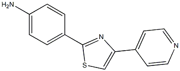 2-(4-AMinophenyl)-4-(4-pyridyl)thiazole, 97% Structure