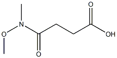 4-(methoxy(methyl)amino)-4-oxobutanoic acid Structure