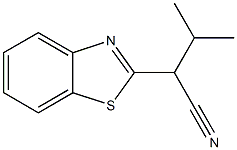 2-벤조티아졸아세토니트릴,알파-(1-메틸에틸)-(9CI) 구조식 이미지